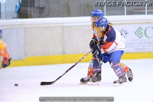 2015-04-11 Torneo di Pinzolo 2980 Asiago-Hockey Milano Rossoblu U12 - Alessia Labruna